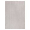 Loopsie-290cm X 200cm-cortina Grey Striped Faux Fur Rug