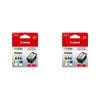 2PK Canon Pixma CL646XL Colour Ink Cartridge 400 Page Yield CMY
