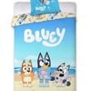 Bluey Beach Day Kids Cotton Quilt Cover Set - Toddler Bed Size