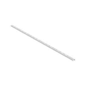 Flexi Storage Home Solutions Basic Shelving 1000mm White Single Slot Wall Strip