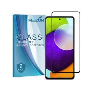 2 Pack MEZON Samsung Galaxy A52 5G Full Cover Tempered Glass Screen Protectors
