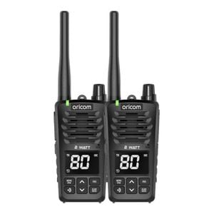 Oricom 2 Watt Uhf2600-2 Floating Ipx7 Uhf Cb Radio Twin Pack