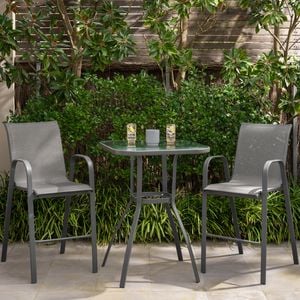 Marquee 3 Piece Steel Sling Back Outdoor Setting