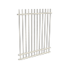 ProtectorAl 350 - 1200 x 1500mm Surfmist Aluminium Picket Top Pool Fence Panel With Mid Rail