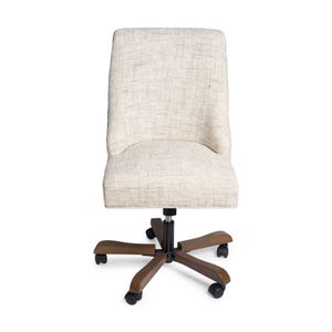 1825 Interiors Zen Office Swivel Chair Seat Furniture White/Light Grey/Cream