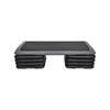 Aerobic Step - Black Grey 110cm*40cm Cardio Exercise Stepper - 8 Risers