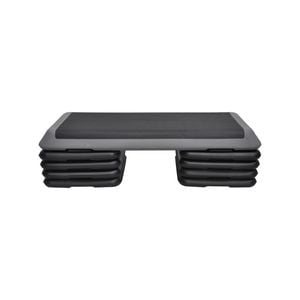 Aerobic Step - Black Grey 110cm*40cm Cardio Exercise Stepper - 8 Risers