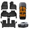 3d Floor Mats For Hyundai Palisade 2020-2025 Heavy Duty All Weather Car Mats Carpet Liner Set
