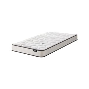 Bedra Single Mattress Bonnell Spring Bed Boucle Fabric 16cm