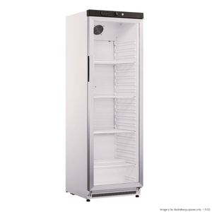 Fed-X Stainless Steel Upright Static Display Fridge 