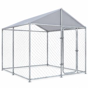 Advwin Dog Kennel Large House Pet Run Cage Puppy Outdoor Enclosur