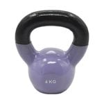 4kg Russian style Cast Iron Vinyl Kettlebell Weight