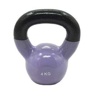4kg Russian style Cast Iron Vinyl Kettlebell Weight