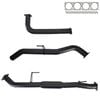 Ignite Exhausts Dpf Back For Nissan D40 Navara 2.5l Automatic 3" With Hotdog 409 Stainless Steel