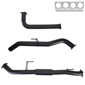 Ignite Exhausts Dpf Back For Nissan D40 Navara 2.5l Automatic 3" With Hotdog 409 Stainless Steel