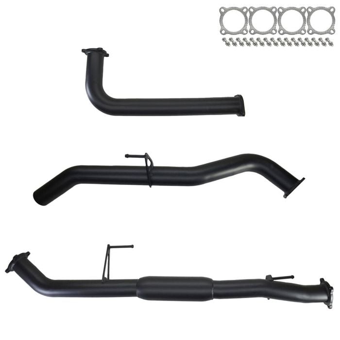 Ignite Exhausts Dpf Back For Nissan D40 Navara 2.5l Automatic 3" With Hotdog 409 Stainless Steel