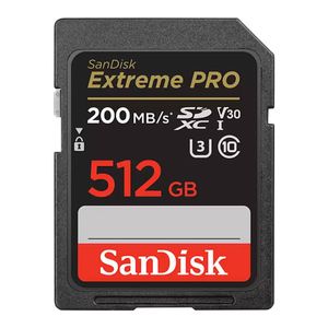 SanDisk Extreme Pro 512GB SDXC SDXXD Memory Card [SDSDXXD-512G-GN4IN]