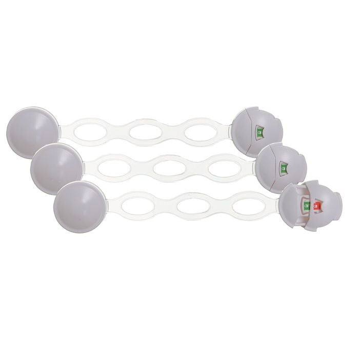 Dreambaby Child Safety EZY-Check Multiuse Child Safety Latch - 3 Pack