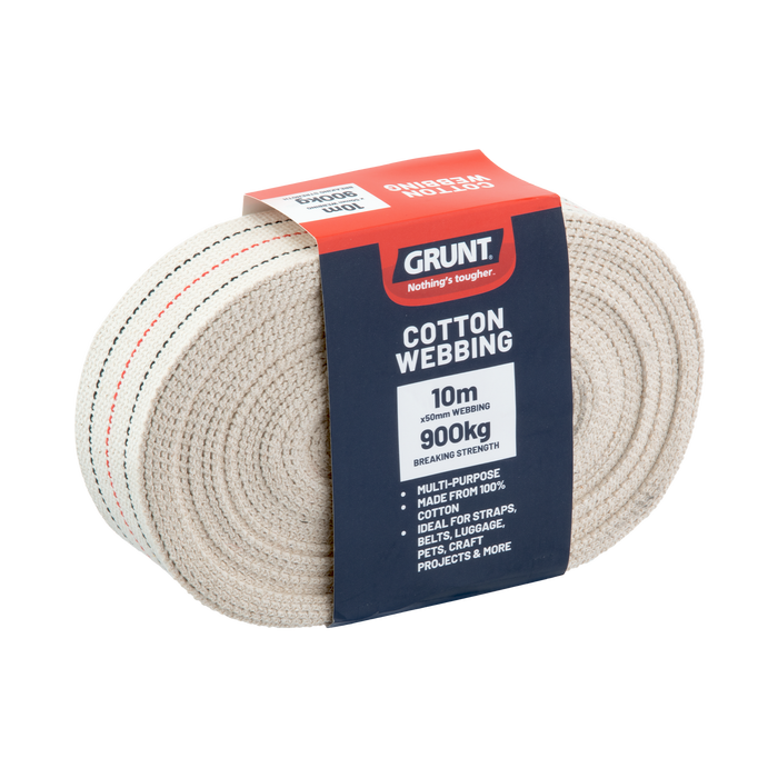  Grunt 50mm x 10m Cotton Webbing
