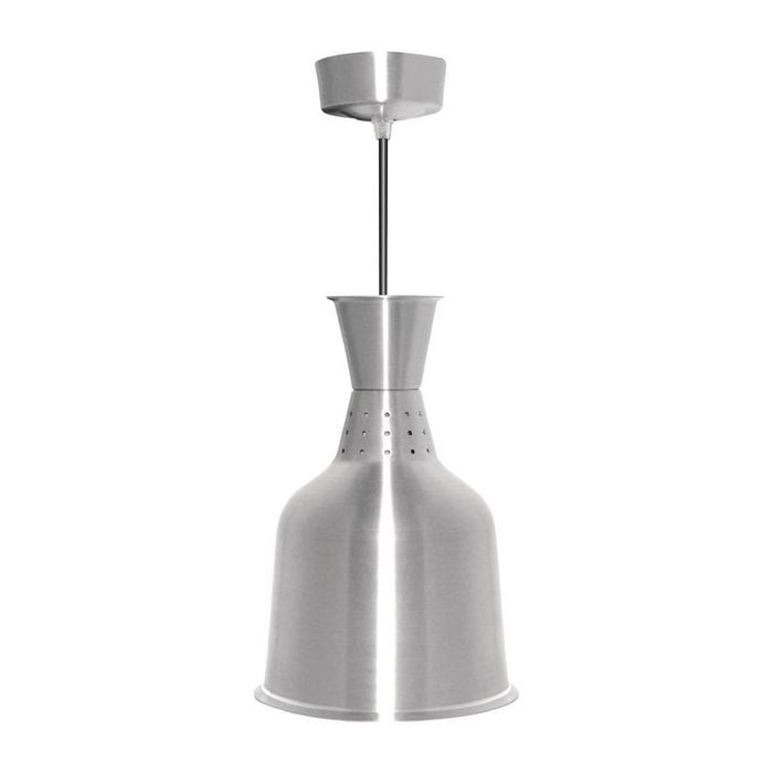 Apuro Heat Shade Standard Silver Finish Commercial Catering Food Warmer Lamp