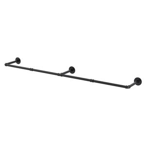 Artiss Clothes Rack Garment Rail Metal Industrial Pipe Wall Mounted 2 Pack