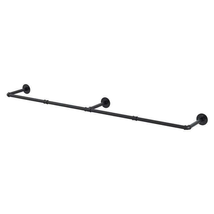 Artiss Clothes Rack Garment Rail Metal Industrial Pipe Wall Mounted 2 Pack