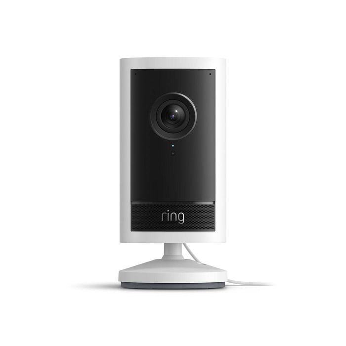 Ring Outdoor Camera Pro 4K Security Camera Plug-In White