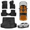 3D Floor Mats Boot Liner for Mazda 2 Sedan 2014-Onwards DL Series Heavy Duty Cargo Trunk Luggage