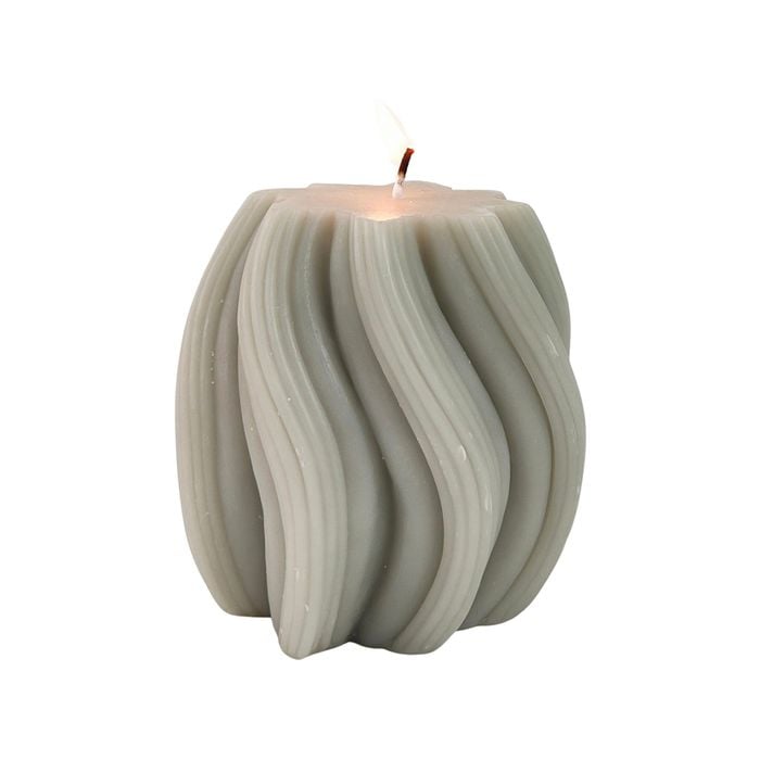 Urban Swirl 10cm Vanilla Scented Candle Home Fragrance - Smoke