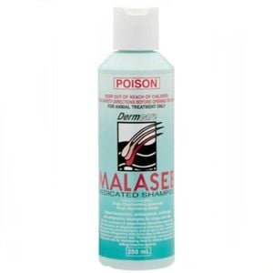 Malaseb Animal Medicated Antibacterial Foam Shampoo Treatment 250ml