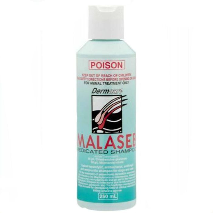 Malaseb Animal Medicated Antibacterial Foam Shampoo Treatment 250ml