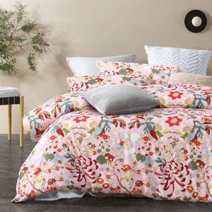 Big Sleep Florent Pink Printed Quilt Cover Set King