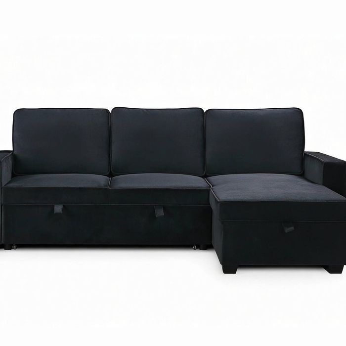 Enkel Pull Out Sofa Bed - Black