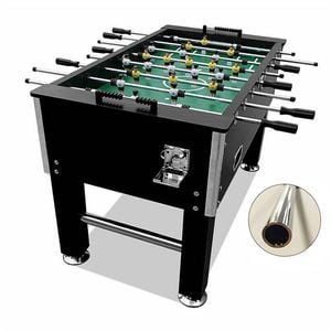 Leaf Living Kicksy Hlow 5ft Foosball Soccer Table With Hollow Steel Rods
