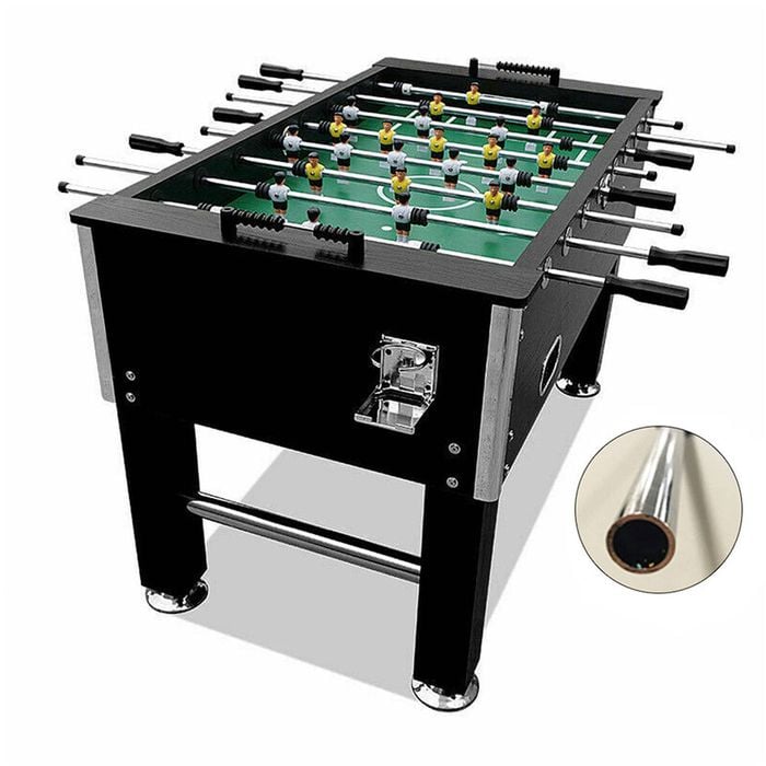Leaf Living Kicksy Hlow 5ft Foosball Soccer Table With Hollow Steel Rods
