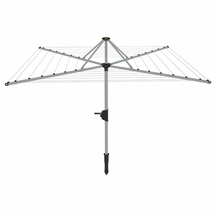 Daytek Light Grey MK2 M48 Rotary Clothesline