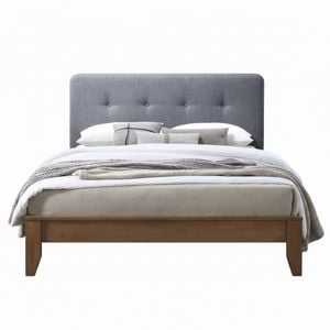 Dallas Double Bed Frame With Usb Port Headboard Dark Grey