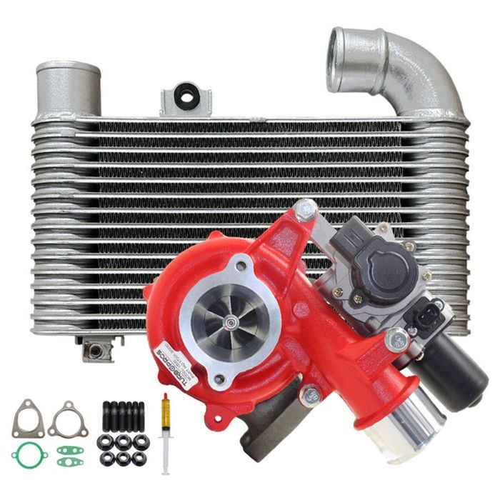Gen1 High Flow Turbo Charger With 64mm Intercooler For Toyota Hiace 1kd-ftv 3.0l Vb35 2008 Onwards