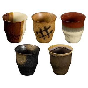 Omotenashi Dansai Set of 5 Tea Cups - 250ml