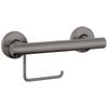 evekare Gunmetal Toilet Roll Holder Grab Rail