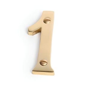 Sandleford 75mm Brass Numeral 1