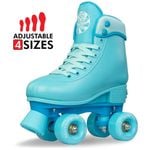 Crazy Skates SODA POP Size Adjustable Roller Skates - Teal Glitter