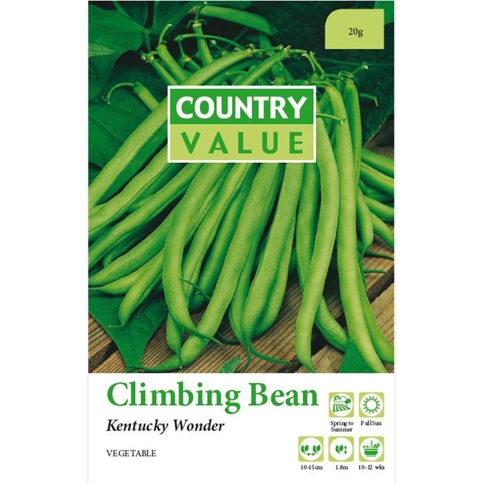 Country Value Kentucky Wonder Climbing Bean Vegetable Seeds