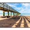 Cornwallis Wharf Shadow Across Sea  Print 100% Australian Made 90x60cm  (Poster)