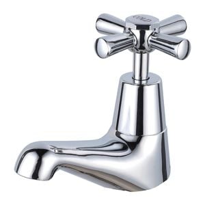 Shaw & Mason Chrome Easy Clean Pillar Tap