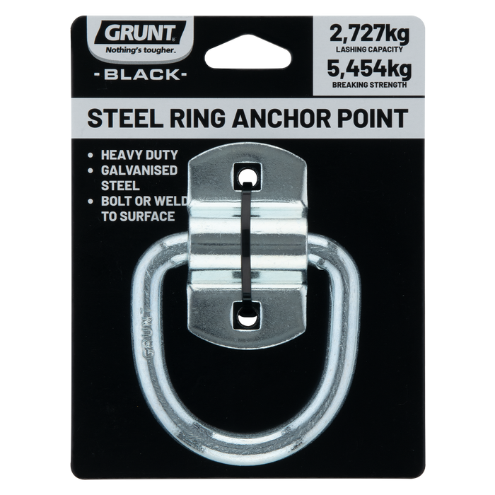 GRUNT Galvanised Steel Heavy Duty Ring Anchor Point