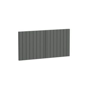 Kaboodle 750mm Grey Fig V-Groove Overhead Doors