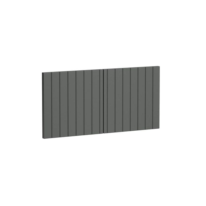 Kaboodle 750mm Grey Fig V-Groove Overhead Doors