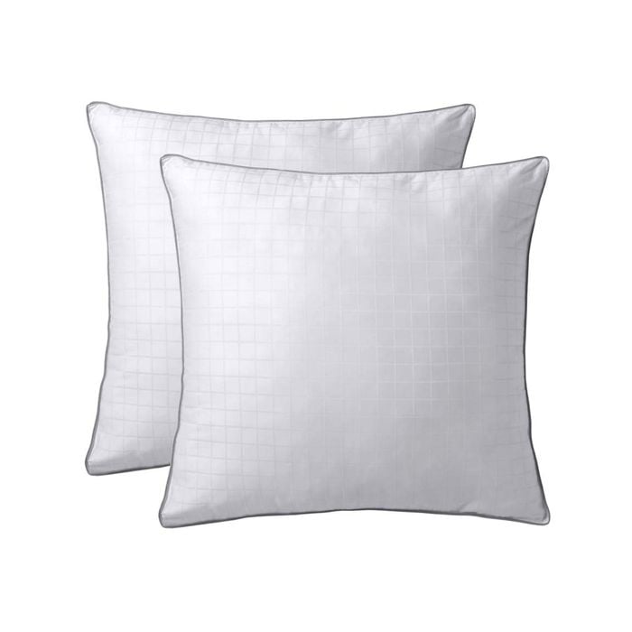 Accessorize Bedroom Collection Deluxe Hotel 2 Pack  Euro Pillow