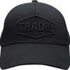 Tradie Black Adjustable Cap